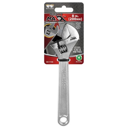 MIGHTY MAXX Wrench Adjustable 8in 083-11108